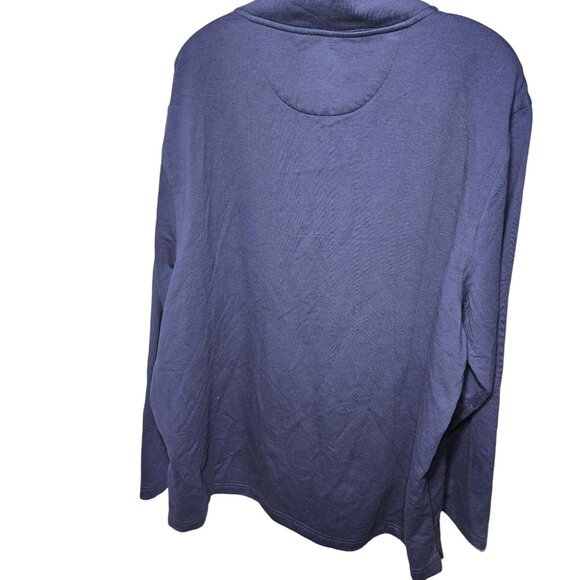 Club Room Mens Navy Fleece Pullover Hoodie XXL - Picture 5 of 5